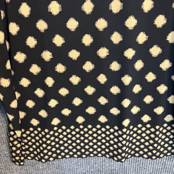 Chico's Womens Boho Artsy Blouse Size XL Stretch Cold Shoulder Multi Color - Picture 4 of 11